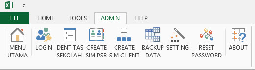 Menu Admin SIMs MY DIARYZONE, Admin SIM Siswa