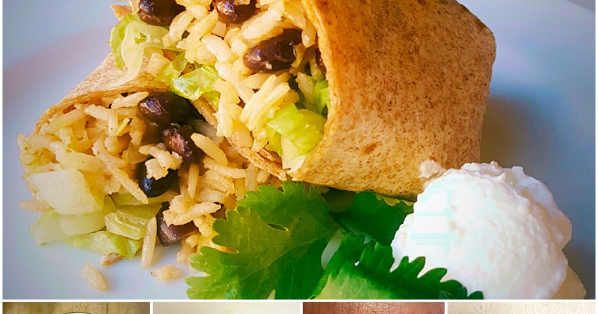 The Kids' Table Chicago Black Bean Brown Rice Burritos