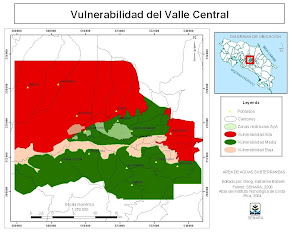 MAPA DE VULNERABILIDAD VALLE CENTRAL