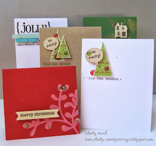 SRM Stickers Blog - Cards by Shelly - #Christmas #cards #stickers #borders #fancy #twine