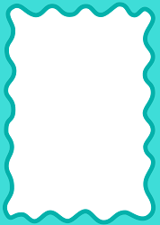 turquoise frame mystery border reader squiggle site