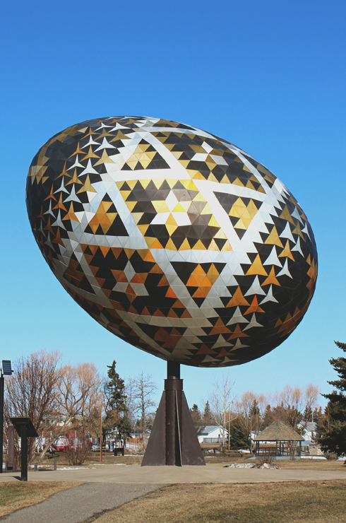 Vegreville Pysanka Egg Alberta