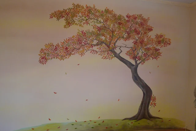 Malowanie drzewa na ścianie