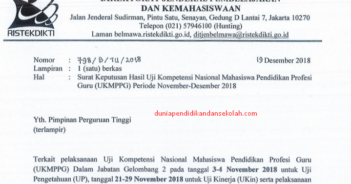 Informasi Kelulusan Ppg Ppgj Gelombang 2 Periode November Desember 2018 Dunia Pendidikan