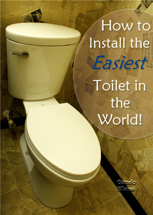 Condo Blues How To Install A Toilet How To Install A Toilet