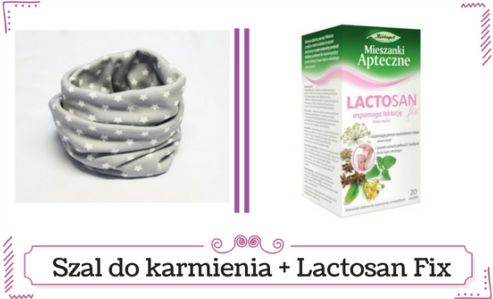 Wygraj szal do karmienia oraz produkt Lactosan Fix Konkurs