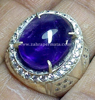 Cincin Batu Permata Kecubung Borneo Cincin Batu Permata Kecubung Borneo