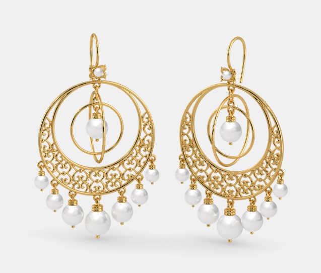 THE CRESCENDO DROP EARRINGS THE CRESCENDO DROP EARRINGS