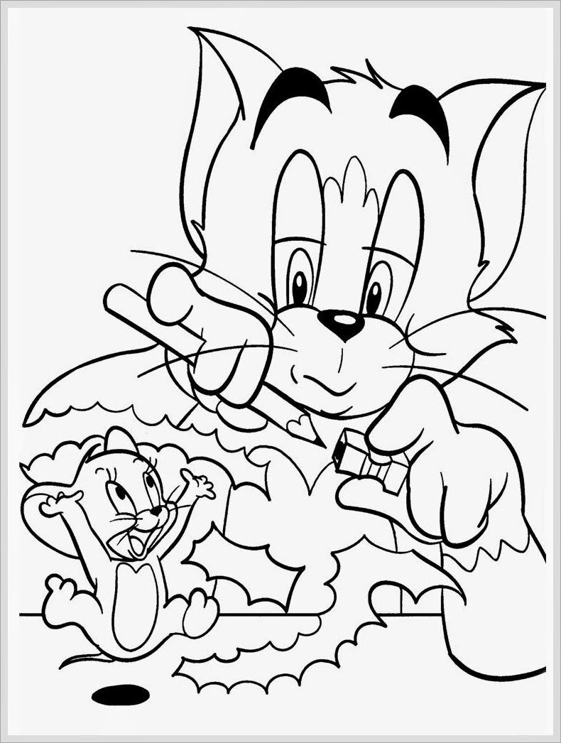 Tom And Jerry Coloring Pages Realistic Coloring Pages