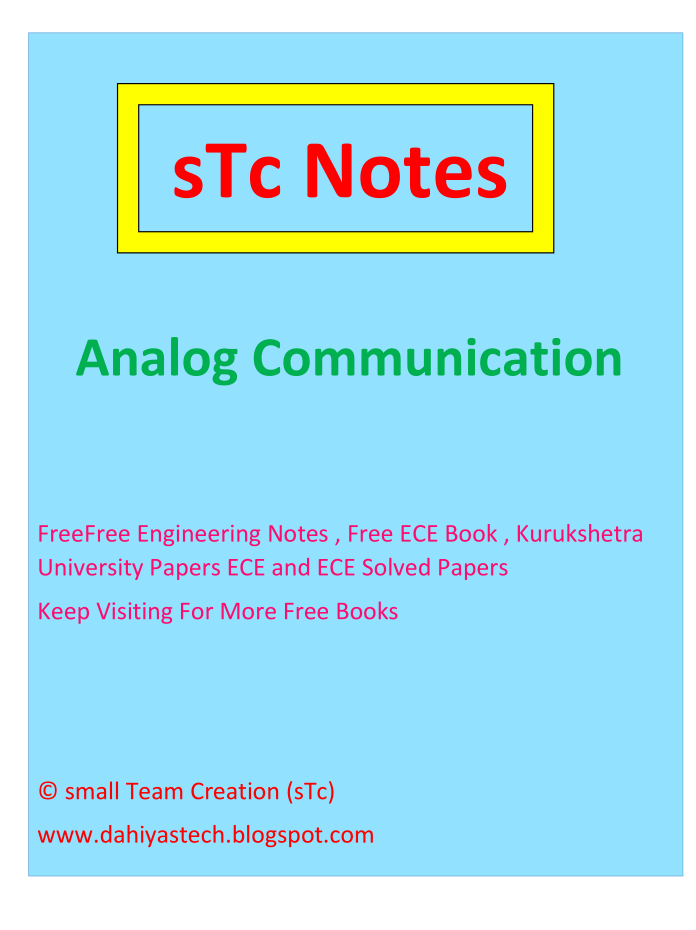 analog communication research paper