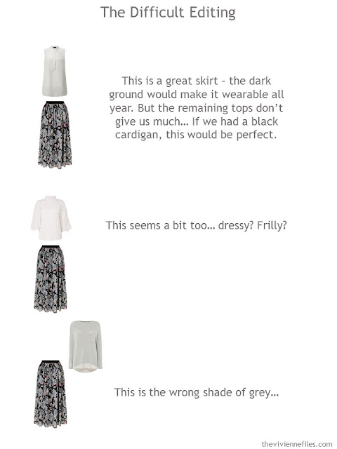 trying to build a cluster around a floral skirt trying to build a cluster around a floral skirt