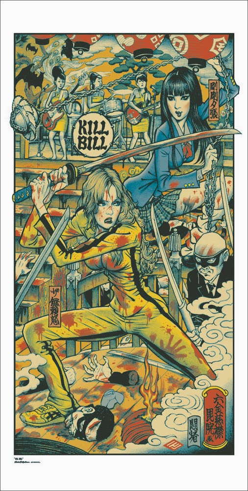 The Geeky Nerfherder Cool Art 'Kill Bill' by Rockin' Jelly Bean