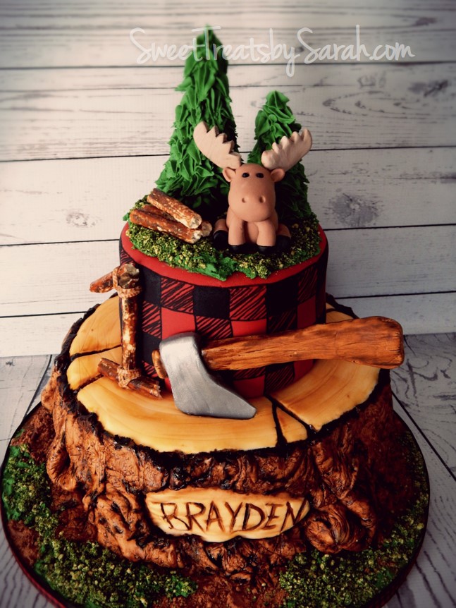 Baby Shower Cake Lumberjack Baby Shower Cake Lumberjack