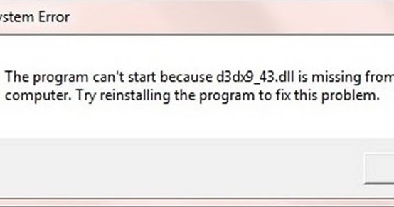 Reinstalling the application may fix this problem. The program cant start because d3dx9_39.dll лига легенд. The program can't start because d3dx9_39 dll is missing from your Computer. Try reinstalling the program to Fix this problem.. Cara memperbaiki msvbvm dll missing Error Windows.