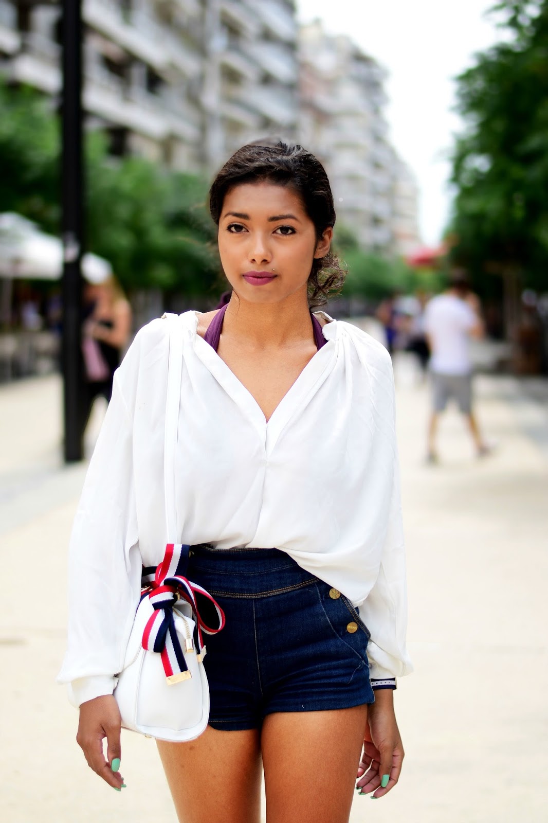 navy look outfit inspiration for summer
