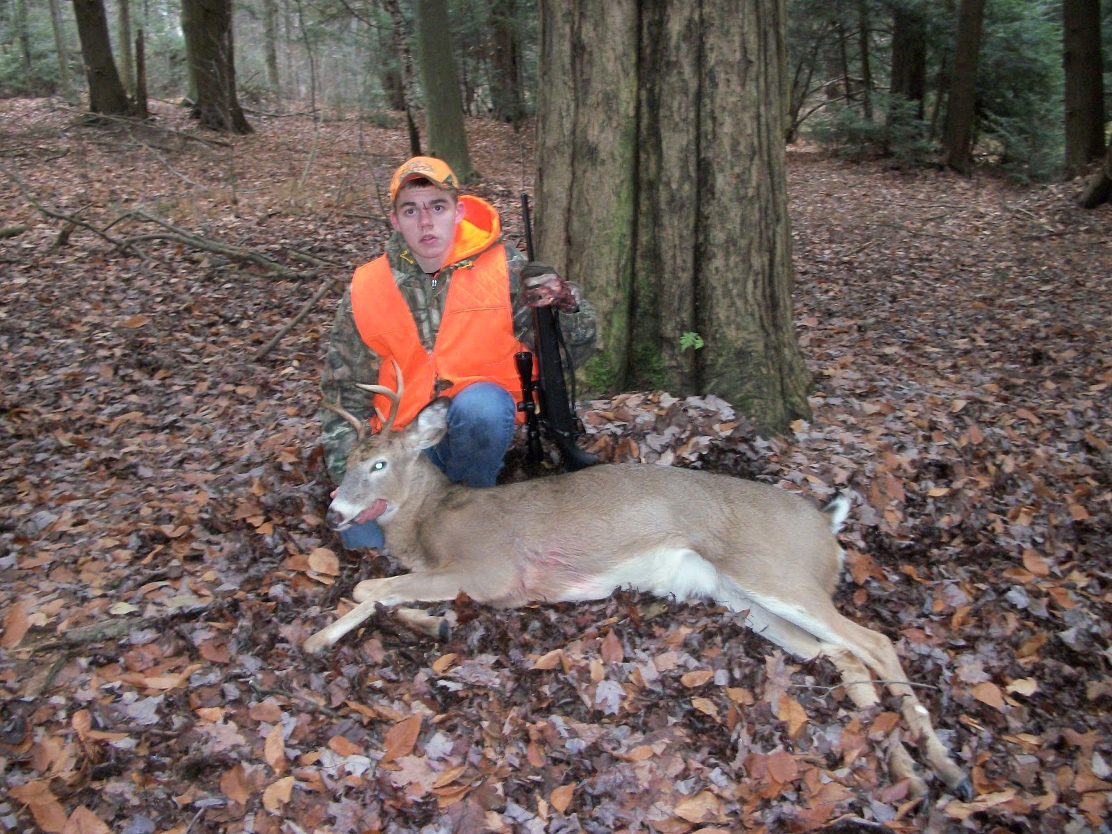 robfisherie Son Gets First Buck In Pennsylvania Rifle Deer Season 2016
