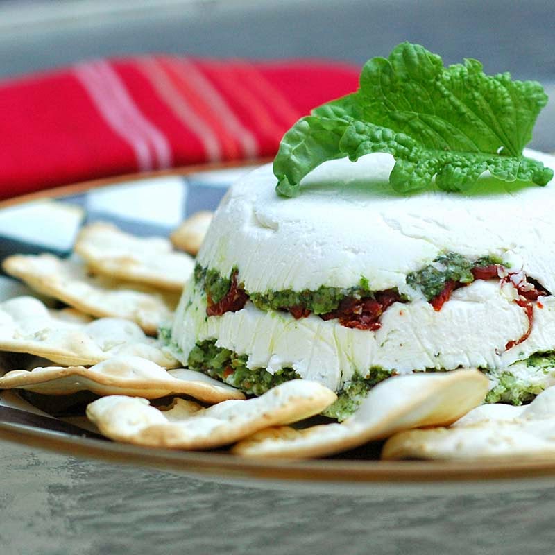 Savoring Time in the Kitchen Basil Pesto and Cheese Strata
