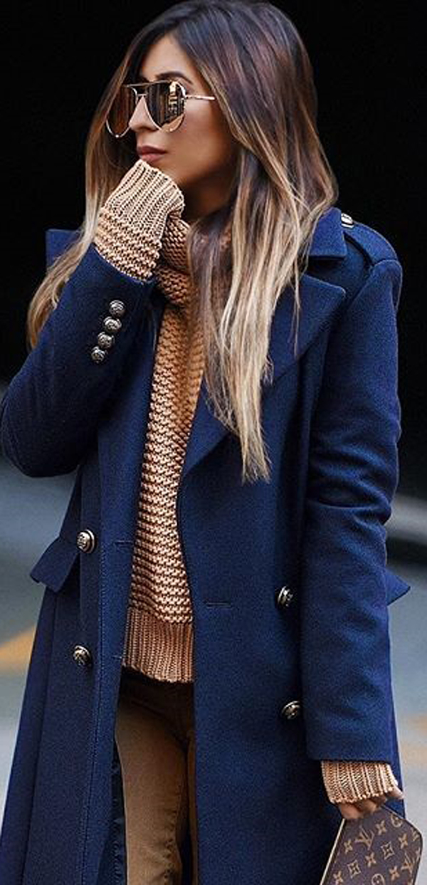 sweater + coat sweater + coat