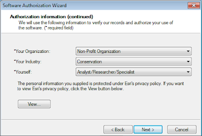 ArcGIS Administrator Authorization information (continued)