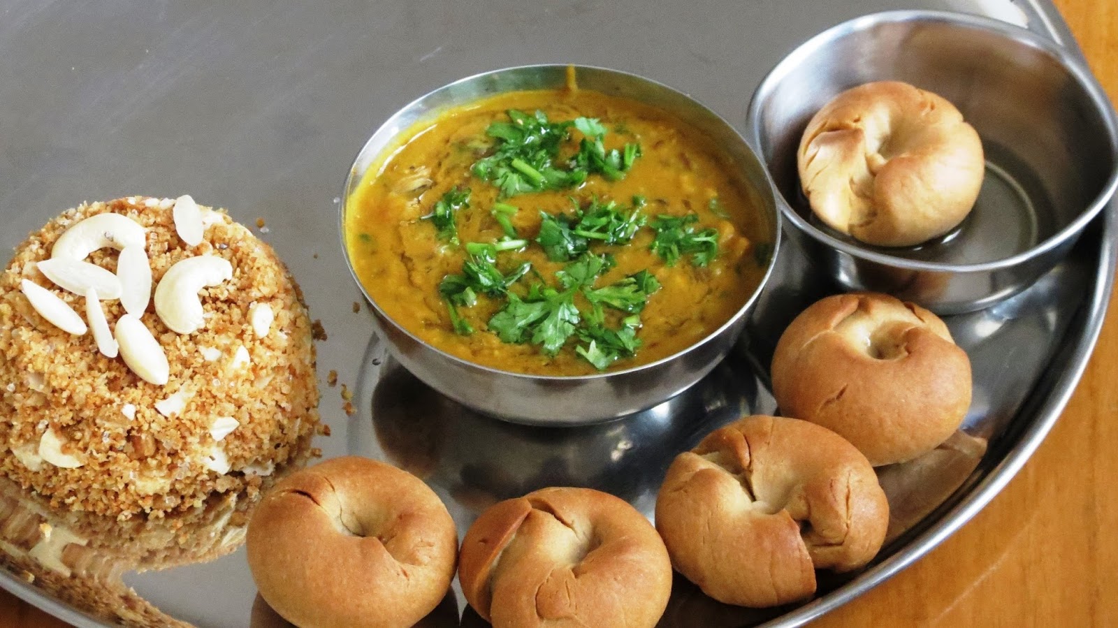 Rajasthani Dal Bati Churma Recipe | How To Make Dal Bati Churma