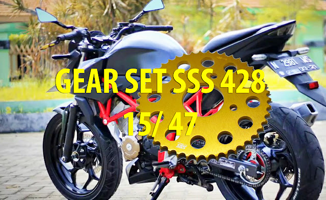 Pengalaman Menggunakan Gear Set CB150R Ukuran 428 15-46