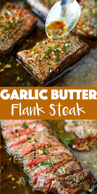 Garlic Butter Skillet Flank Steak Oven Garlic Butter Skillet Flank Steak Oven