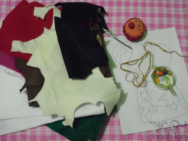 Cómo hacer una bota navideña