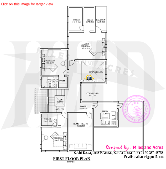 First floor plan