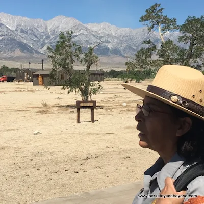 ranger at Manzanar National Historic Site in Independence, California