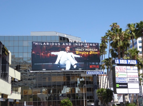 Tracy Morgan Staying Alive 2017 Emmy FYC billboard Tracy Morgan Staying Alive 2017 Emmy FYC billboard