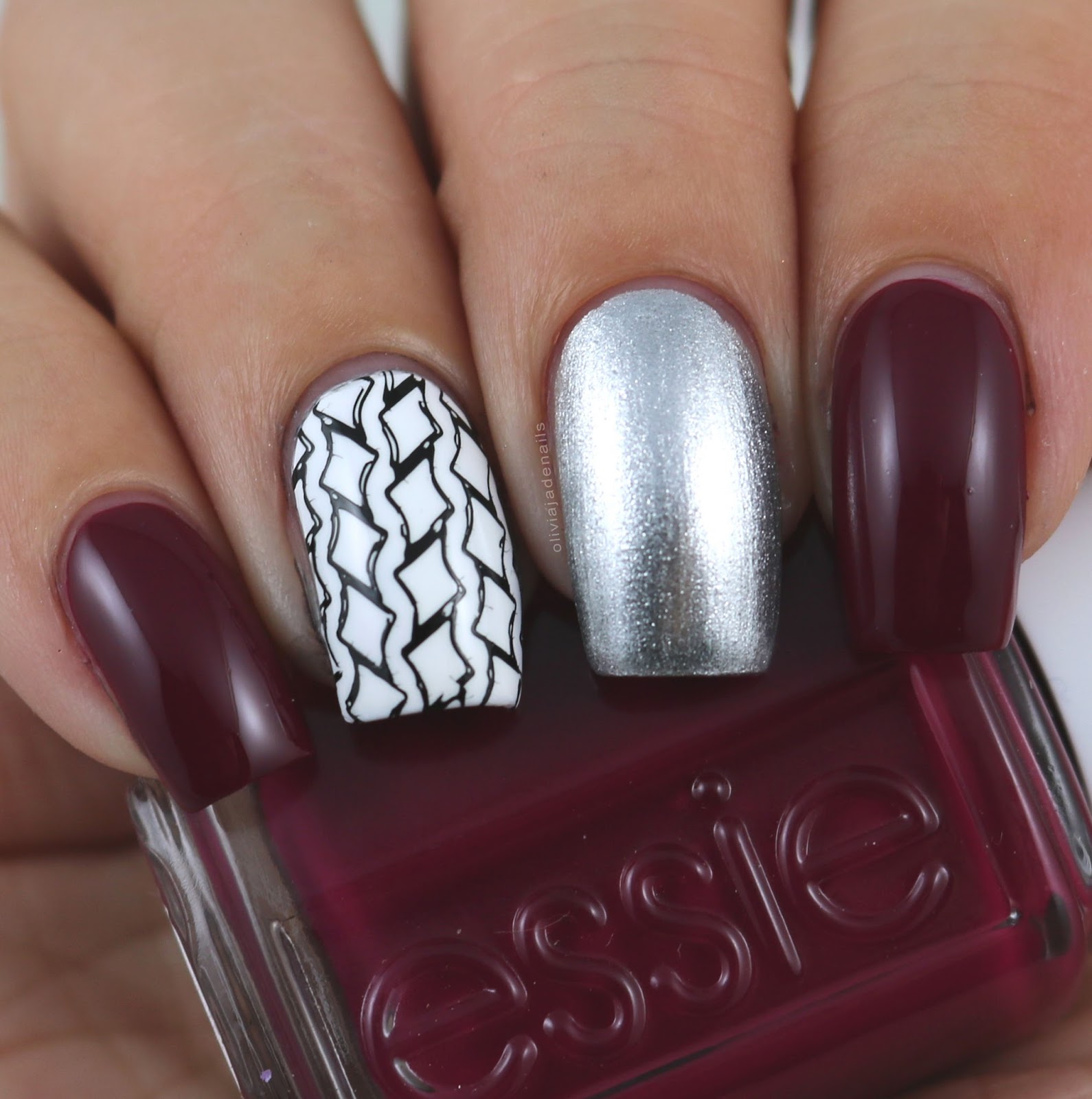 Olivia Jade Nails Uberchic Beauty Collection Twenty One Stamping Plate