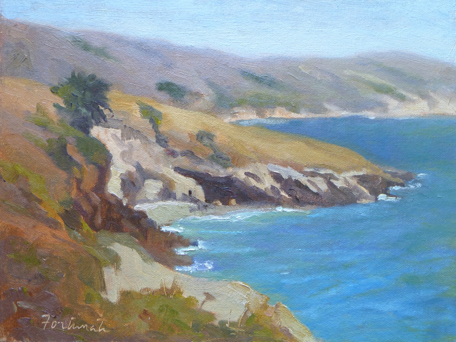 Daily Painters of California Becher's Bay Santa Rosa Island A