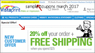 Vistaprint coupons march