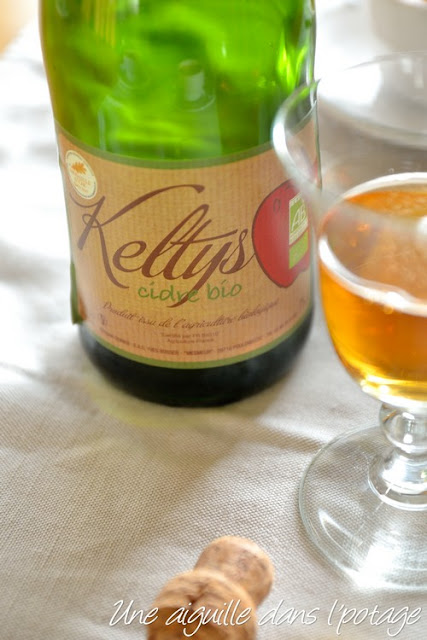 Moelleux au cidre, coeur chaource