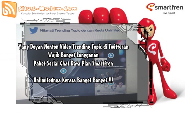 Smartfren Jalin Kerjasama dengan Twitter, Sediakan Trending Topic Terkini dengan Unlimited Data Smartfren Jalin Kerjasama dengan Twitter, Sediakan Trending Topic Terkini dengan Unlimited Data