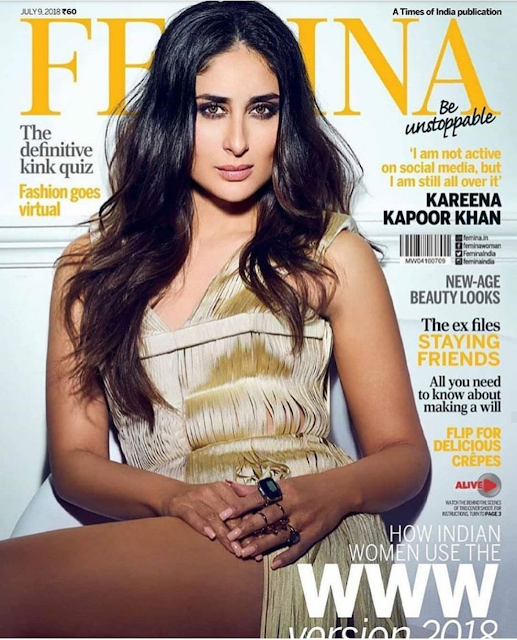 Gorgeous Kareena Kapoor Covers the July 2018 Issue of Femina Magazine