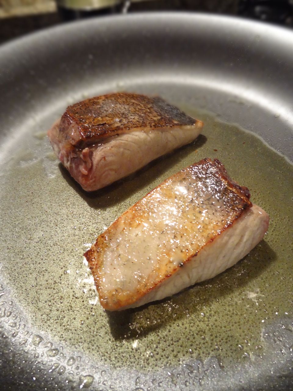 Scrumpdillyicious Sautéed MahiMahi with Spinach & Mash
