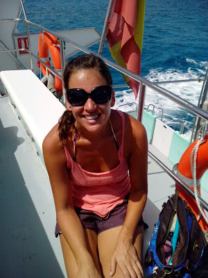 Picture of Ellis on the ferry on Canary Islands