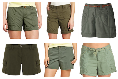 Putting Me Together: Olive Shorts for the Win