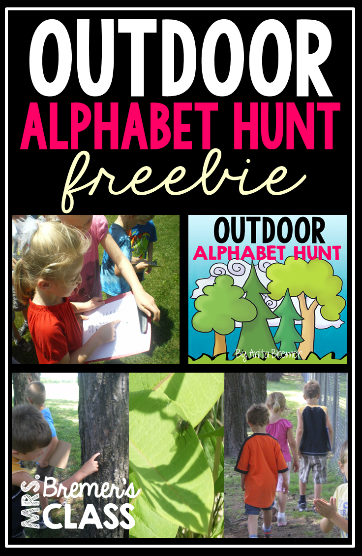 Mrs. Bremer&rsquo;s Class: Outdoor Alphabet Hunt FREEBIE