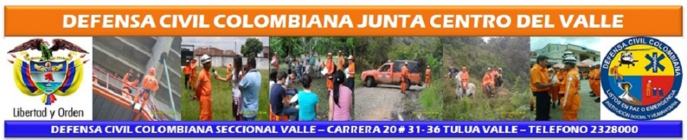 Defensa Civil Colombiana Junta Centro del Valle