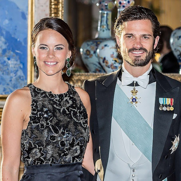 King Carl Gustaf and Queen Silvia of Sweden, Crown Princess Victoria and Prince Daniel, Prince Carl Philip's fiancée Miss Sofia Hellqvist