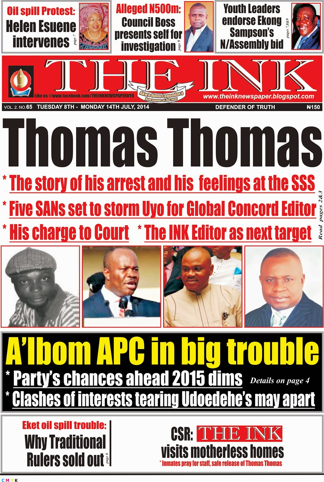 Latest Edition of The INK Newspaper to the Official Blog of