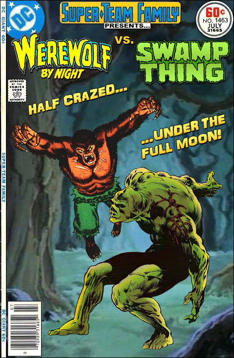 Werewolf by Night's Swamp Thing is actually Man-Thing, a different