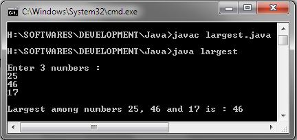 largest integer in java