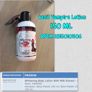 Kecil Vampire Lotion asli/murah/original/supplier kosmetik