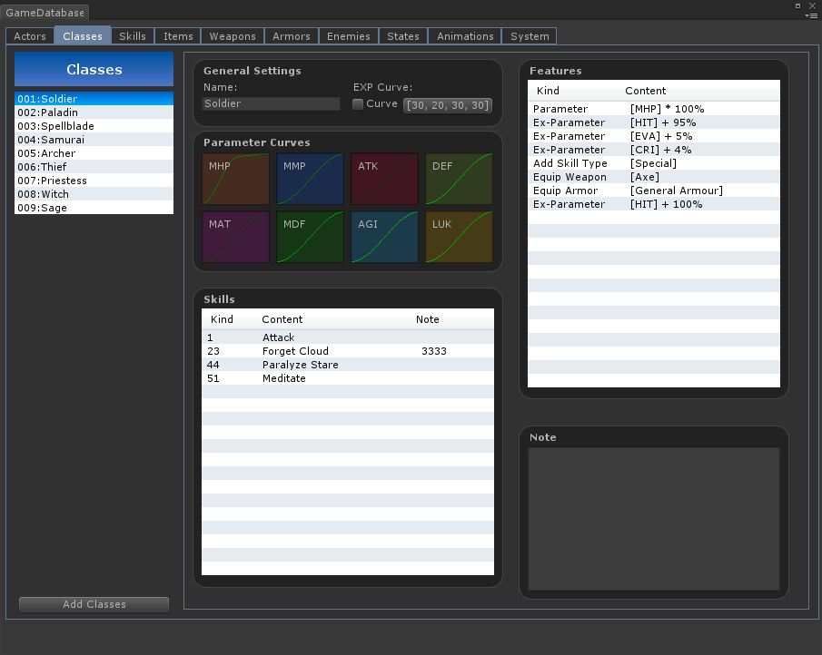 Unity RPG Maker Project