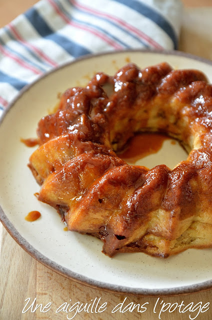 Pudding de pain au caramel au beurre salé