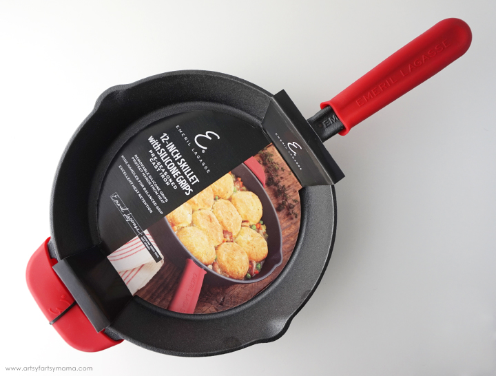 Emeril Lagasse Pre-Seasoned Cast Iron 12 Skillet with Silicone