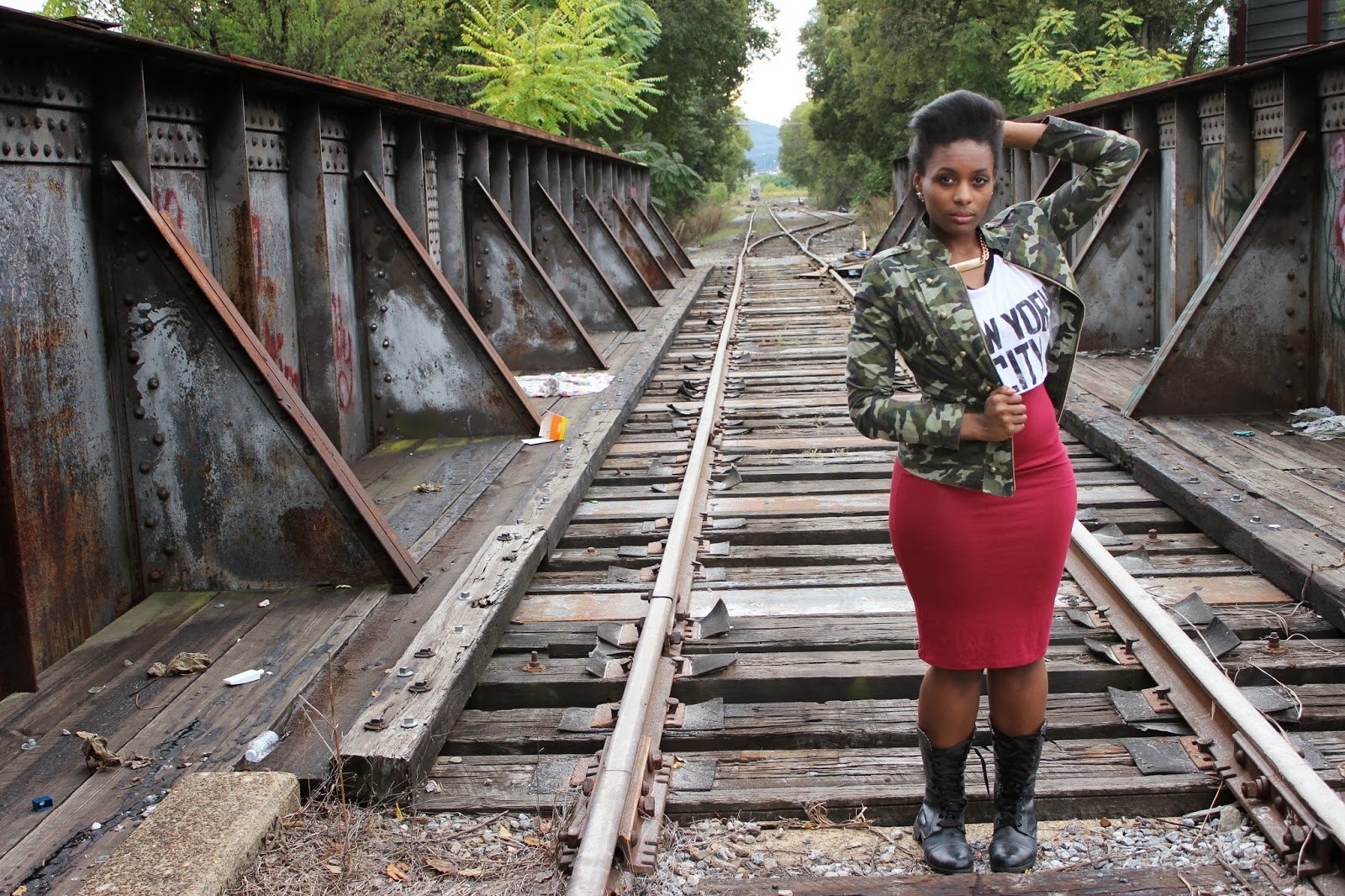 curves and combat boots